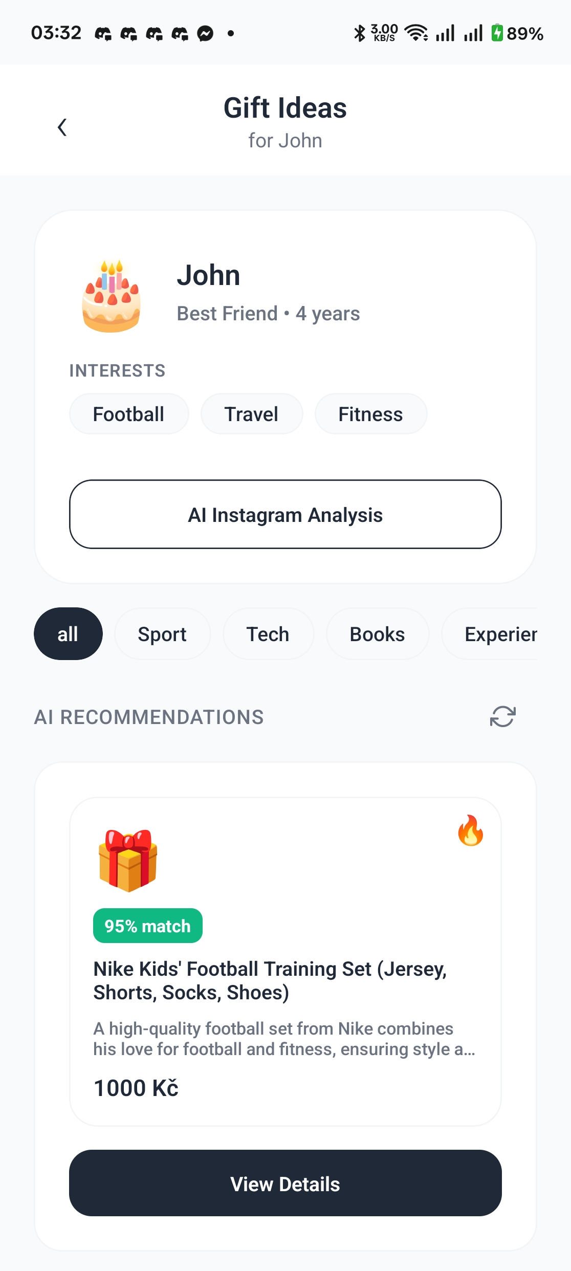 WishMe AI Gift Ideas